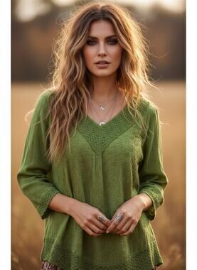 ASHA Embroidered Cotton Blouse